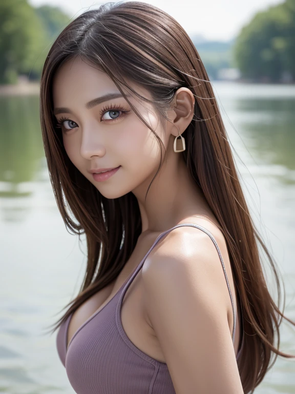 ((realistic lighting, highest quality, 8k, masterpiece: 1.3)), light focus: 1.2, 1 girl, perfect figure: 1.4, slim abs: 1.1, ((dark brown hair)), (bikini: 1.4), (outdoors, night: 1.1), street, super thin face, pale eyes, double eyelid, complete fitness body, Otaku Style Cosplay Dresses, Elegant impression on the chest, Perfect cosplay model body characteristics,  Evidence of sexy features, Upper body、big breasts