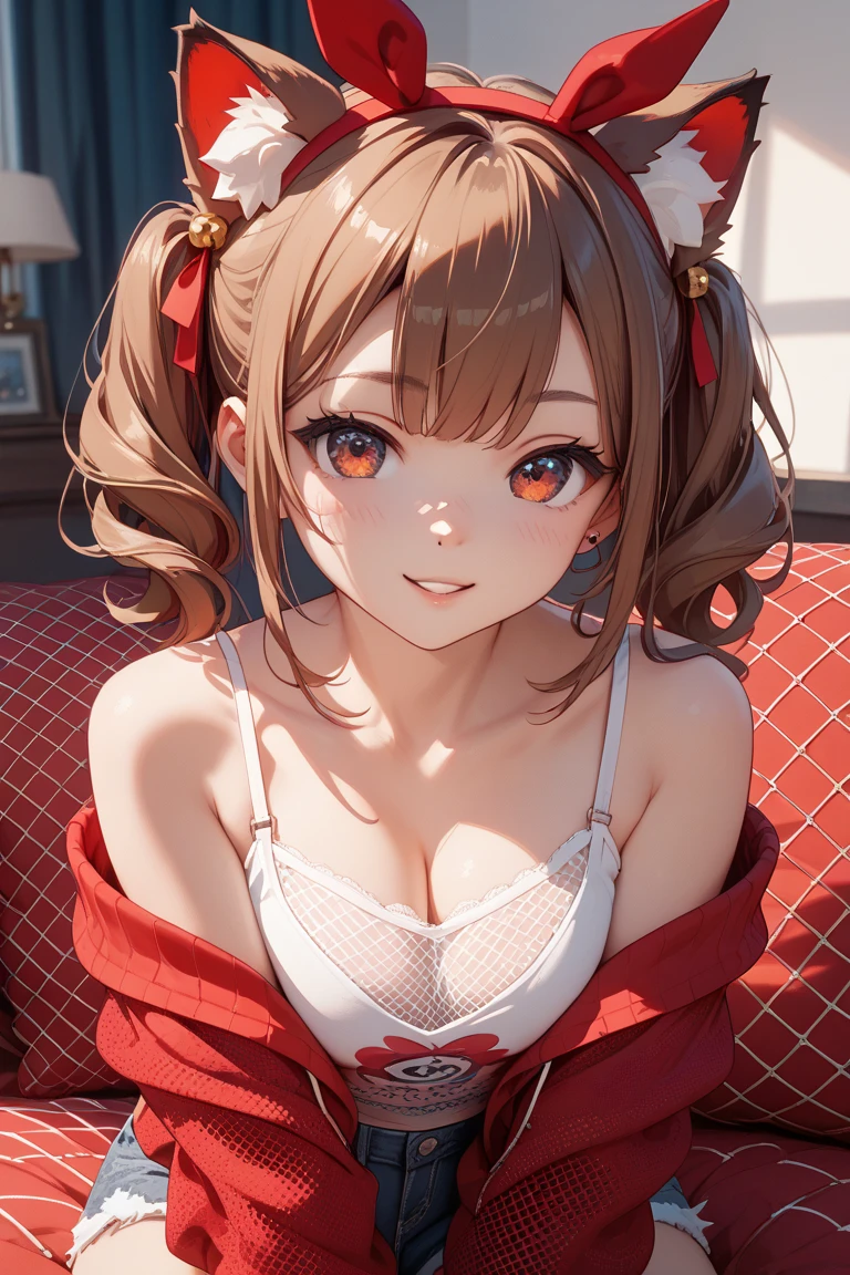 (Brown hair:1.3),(Braided shorthair:1.3),(With bangs),(Brown eyes:1.3),(Eye size:1.6),(My eyes are shining like stars:1.25),(depressed face),(Sad face:1.2),(Sister sitting:1.3),(A girly room with lots of cute flowers:1.5),(Colorful flowers:1.45),(Fluffy carpet:1.35),(sitting on the carpet:1.35),(Slightly slouched:1.3),(Tilt of the neck:1.5),(White simple design sweatshirt:1.35),(Sweatpants:1.2),(Warm room socks:1.3),(breast closeup:1.35),Slight red tide,(close up of face:1.6),(dressing gown:1.45),