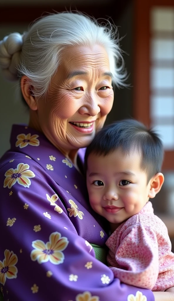 Japan grandmother、Farmer's grandmother、Kind old lady、Smiling、Laughing、Old lady in the countryside、