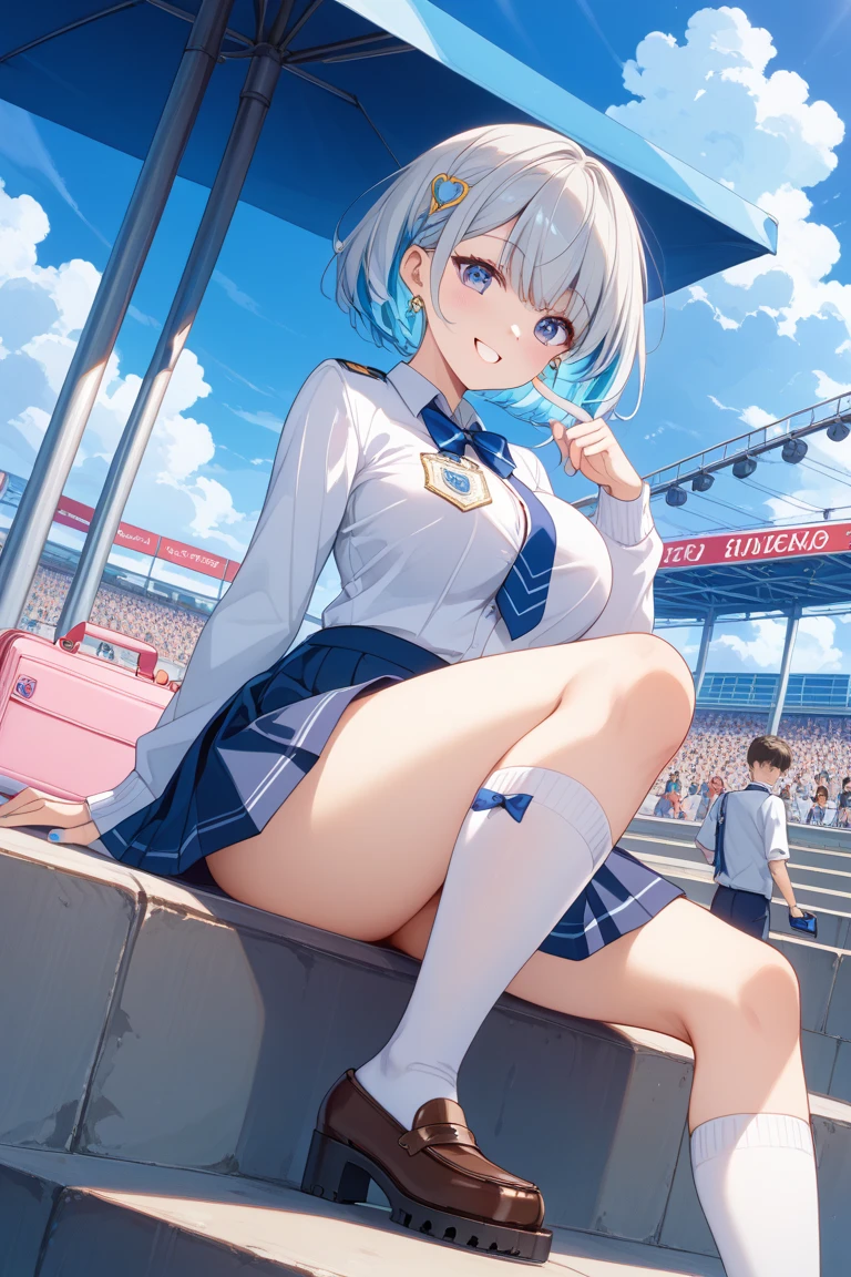 super high quality,Amane Kanata,disheveled clothes。be violated。nipple。Pussy。whole body。short hair,stand on tiptoe,stretch your knees,playground equipment in the background,Angle from directly above,small breasts,
