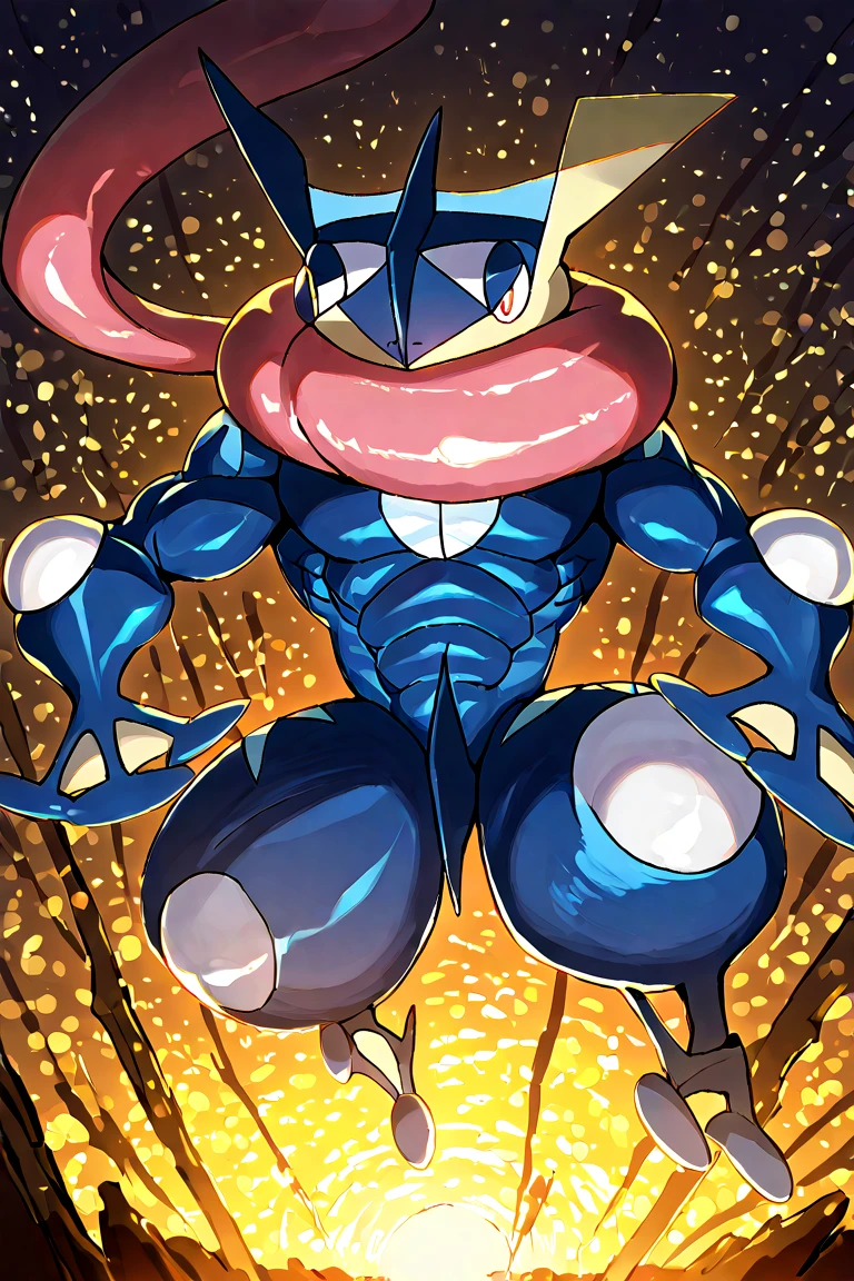 one with a pumpkin head, girl with huge ,thick-thighs, waist,short, with smoke hissing from the pumpkin&#39;s mouth, the whole background full of blue smoke, a blue light coming from inside the pumpkin.