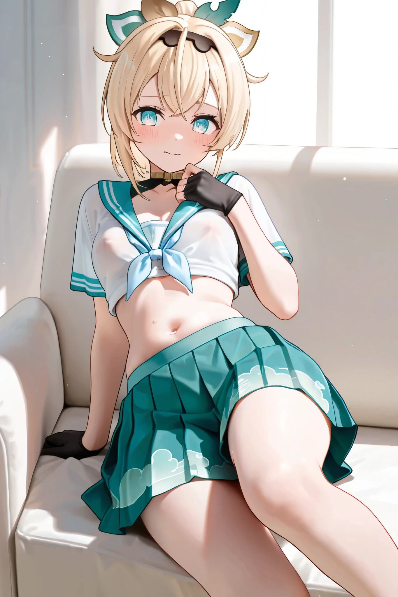 (Masterpiece), (Best Quality), (Illustration), (Super Detail), (High Resolution), One Girl, Kagamine Rin, No Bra, No Panty, Cleavage, (Small), Very Cute Girl, Blushing, Cute Loli, Short Hair, Junior High School Loli, Blonde, Innocent Face, In the Middle of Secondary Sexual Characteristics, Junior High School 1st Grade, (Sailor Suit), Skirt, Navel Visible, Shoulders Visible, Still Young Body, Rape, Hypnosis, Hypnotic Sex