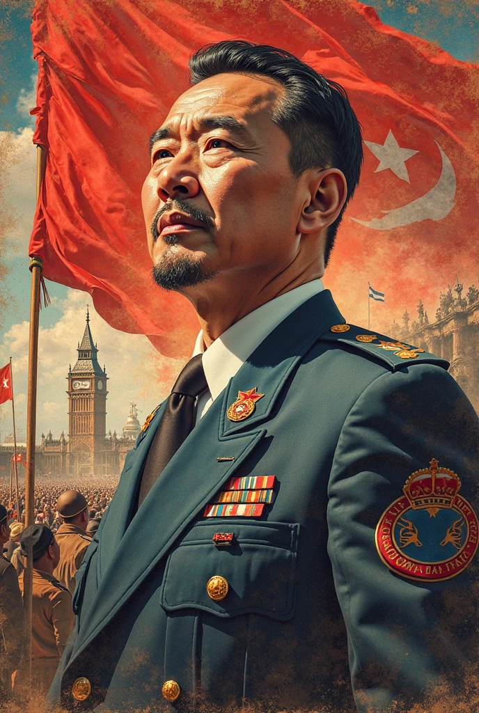 He awakened nationalist sentiment in the countries he conquered.. Many flags