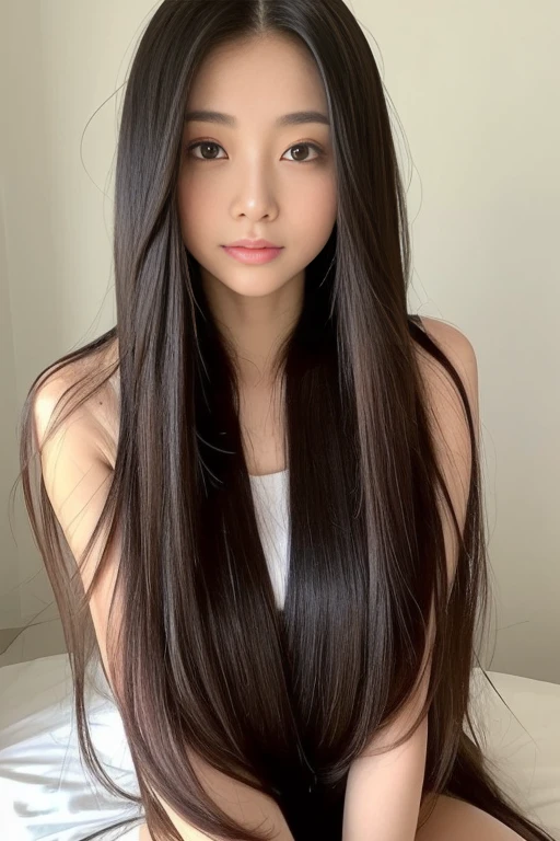 (Upper Body Shot:1.1) ((highest quality)), ((masterpiece)), (Familiar), (Get used to it) (Reaches up to the kneeVery long hair highest quality Highest detail Reaches up to the knee、Very long hair that lasts forever:1.3 Flowing Hair 私ncredibly straight hair Very shiny and thick hair Abnormally long hair that lasts forever Flowing Hair on both ends long hair up to the knees:1.2 long hair up to the knees:1.2 Thick and shiny hair Very free hair Abnormally long hair!!!!! Beautiful silky hair Beautiful and shiny hair Beautiful and shiny hair Beautiful silky hair Hair that grows to the knees Very very, Very long hair!!!!! Very very, Very long hair!!!!!) (highest quality The best ultra-fine Reaches up to the knee、Very long hair that lasts forever Flowing Hair Her hair is gently permed Very shiny and thick hair Abnormally long hair that lasts forever Flowing Hair on both ends long hair up to the knees:1.2 long hair up to the knees:1.2 Thick and shiny hair Very free hair Abnormally long hair!!!!! Beautiful silky hair Super long hair down to the knees Beautiful and shiny hair Beautiful and shiny hair Beautiful silky hair Hair that grows to the knees Very very, Very long hair!!!!! Very very, Very long hair!!!!!) (She is the most beautiful 28-year-old hair model in Japan...) Perfect Woman'face (She has a typical Japanese build and skin color..., Her skin is very high quality and ultra high definition.、very beautiful and glowing skin) (She is photographed against a white wall:2.Standing in front of 0 in a random pose) (Excessive breasts) (Her face is long, Eyes and nose)(She achieved her sexy look with the help of a professional makeup artist.。... Lipstick is natural red The eyeliner is a beautiful black) (Her hair is black, light brown, blonde, Red-brown, Dark Green, or dark blue..) (Surreal photos by professional photographers :1.2) (She is wearing a beautiful blue silk camisole dress. :1.2) ((Her bangs are completely cut off.)) (She has a typical Japanese build and skin color Her skin is very delicate and sensitive..、and、Such beautiful and radiant skin) (Her face is long, Small eyes and nose.、Narrow-mouthed and the most beautiful) (Japanese Solo Photos'The most beautiful 28 year old women) ((Rich 1.4)) (Extremely detailed 8K) (Ultra-fine skin texture 1.4) (Actual, Vibrant:1.4), Sharp focus:1.2、Beautiful woman:1.4 Dynamic Lighting (Genuine RAW photos taken by professional photographers) very beautiful and glowing skin) (Excessive breasts) (Her face is long, Eyes and nose) Lipstick is natural red The eyeliner is a beautiful black) (Her hair is black, light brown, blonde, Red-brown, Dark Green, or dark blue..) (Surreal photos by professional photographers :1.2)