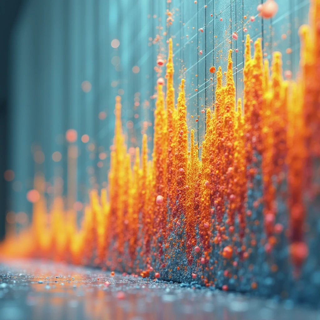 "Graph in color showing reduction in proteinuria with turmeric consumption among CKD patients. Transparent background."