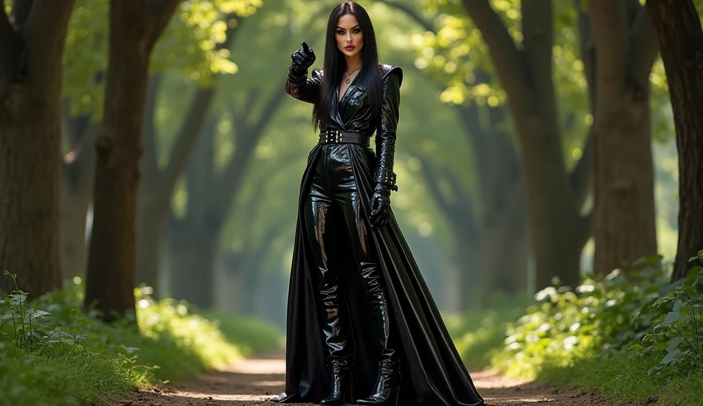 proFessional photograph oF a gorgeous classy and simple smiling lady of the castle medieval Bettie page woman walling around the yard of her castle, in teh mani tower, walking trough the stairs, dressed with a ancient wide black full cloak ,ponytail Black hair, red lipstick,black long maxi-skirt (black long maxi-skirt:1.2),, gorgeous symmetrical Face, joli maquillage naturel, wearing elegant warm winter Fashion clothing,, ((black leather gloves)), (( variuos scene of walks and poses  )), ultra realistic, art conceptuel, elegant and very detailed, complexe, sharp Focus, depth oF Field, F/1. 8, 85mm, (((proFessionally color graded))), bright soFt diFFused light, (volumetric Fog), tendance sur Instagram, hdr 4k, 8K (( cumshots))