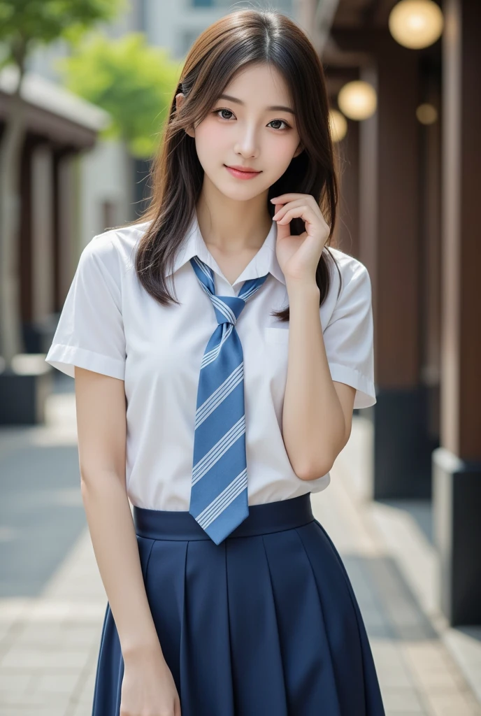 ulzzang-6500-v1.1， （RAW photogr：1.2）， （realisticlying：1.4）， Beautiful Meticulous Girl， Very detailed eyes and face， Beautiful breakdown， absurderes， Incredibly Ridiculous res， hugefilesize， ultra - detailed， k hd， The is very detailed， best qualtiy， tmasterpiece， Kemomimi， （（Japan Girls' High School Junior High School Uniform））， illustration， The is very detailed， CG， unified， 8k wallpaper， That's great， finely detailled， tmasterpiece， Best quality at best， Highly detailed CG uniform 8k wallpaper， light in face， 电影灯光， 16 year old girl， （does not wear panties））， （（dynamicposes）））， （camel-toe）， （halfway）， （lacepantyhose）， 18 Prohibition， eros