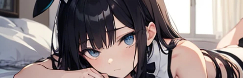 masterpiece, best quality, ultra-detailed, kawaii, cute, lovely, sexy, ero, extremely detailed, 4K, 8K, best quality, beautiful, anime style, laboratory, nishikino maki, love live!, latex bodysuit, beautiful eyes, large breast, tattoo, ahegao