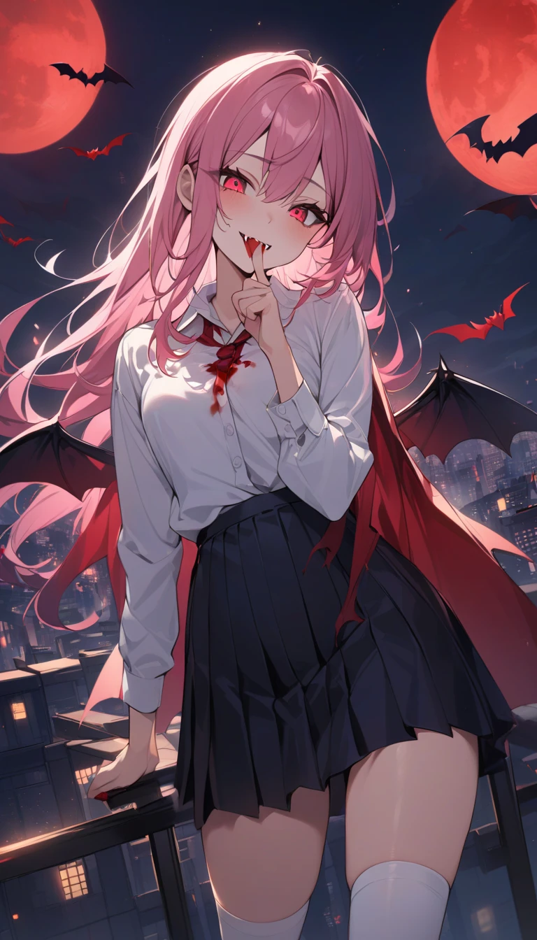 Zombie little girl，With vampire teeth，lie on the floor，exposed胯部，white transparent，凸起sexy的，There are on the street，watch，Spread the joy of leg presses，Clothes are tattered，There are bite marks on the body，View from the side，pained expression，sexy的，Lordosis and kyphosis，Half-kneeling position，His whole body is covered with blood，crazy，Bite marks all over the body，Skin changes，Grow claws，The main character is biting another ，Grow fleshy wings，Grow a fleshy tail，youth，Junior High School Girl，open，Exaggerated expression，legs spread apart，exposed胯部，Wearing gymnastic clothing，exposed，yandere，Blood-colored clothes，lean down，forward and backward，sexy，charming，Scene，best quality，dark background，loli，Gothic，Have vampire blood，Grow vampire wings，Grow a vampire tail，Sharp teeth,exposed最里面的裤子
