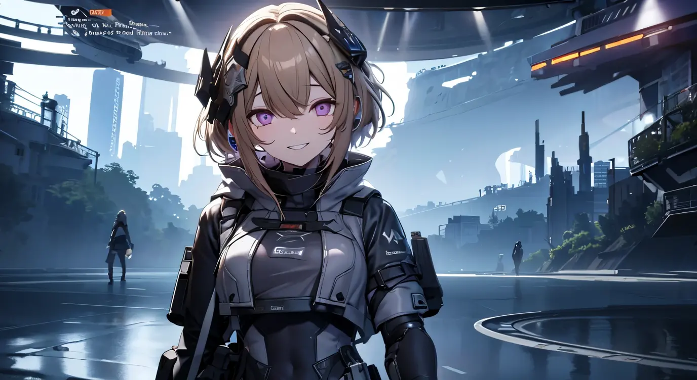 The alone young short light brown hair woman as the lone character, violet eye, purple eyes, stand alone , high resolution, sci-fi battlefield , Hyper detail mature face, skintight combat suit, white glove, black boot, high res, ultra sharp, She stands confidently in the center of the poster, detail finger, 5 finger, Shooting pose，explosion effect, a determined expression on her face。The background is dark and gritty，There is a sense of danger and a strong feeling。The text is bold and eye-catching，With catchy slogans，Adds to the overall drama and excitement。The color palette is dominated by dark colors，Dotted with bright colors，Make the poster dynamic and visually striking，(Magazines:1.3), (Cover-style:1.3), Fashion, vibrant, Outfit, posing on a, Front, rich colorful，Background with，element in，self-assured，Expressing the，halter，statement，Attachment，A majestic，coil，Runt，Touching pubic area，Scenes，text，Cover of a，boldness，attention-grabbing，titles，Fashion，typeface，，Best quality at best，Hyper-detailing，8K ，hyper HD