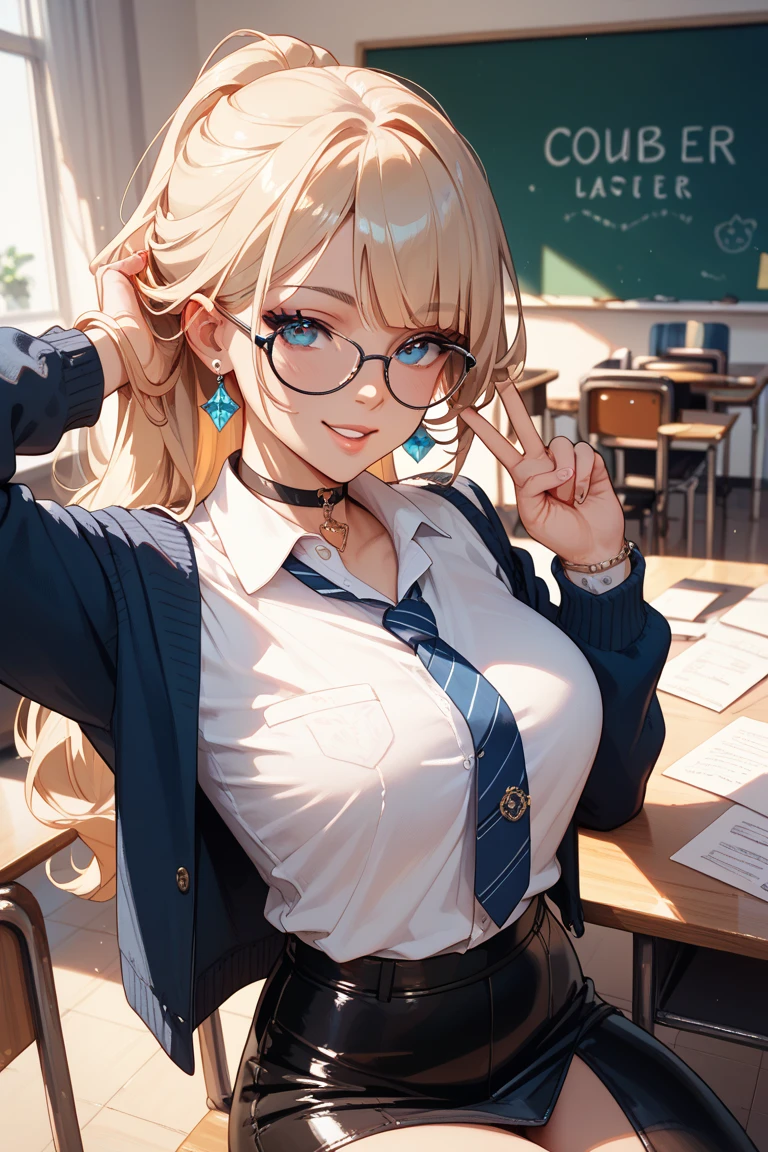 masterpiece, 最high quality, high quality, High resolution, high quality texture, high quality shadows, High resolution, Beautiful details, Detailed CG, Detailed Texture, Realistic representation of face, Realistic, colorful, delicate, Cinematic Light, Side light, Lens flare, Ray Tracing, sharp concentrated, (1 Girl,concentrated:1.3), ( Intricate details, compensate, PureErosFaceV1:0.5), (細部まで美しいdelicateな顔, 緻密で美しいdelicateな瞳, Perfect Facial Proportions, Dense skin, Optimal ratio of four fingers to one thumb, Arms under chest, medium breasts, Wide Hips, Smooth upper abdomen, Tilt,middle hair ,wavy hair , Without hands, 30 years old,Blue Eyes,Glasses, Study,Office Lady, Navy uniform,Glasses,White shirt, Black tight skirt,Black Stockings,machine,adultery,house wife,curvy,supright straddle, bich, sweat,missionary,seductive gaze, the gaze of true love, lips of temptation, A look full of compassion ,a smile full of love, i love you, Acting lovey-dovey, air fortress hair, blonde hair,show off nipples under white shirt
