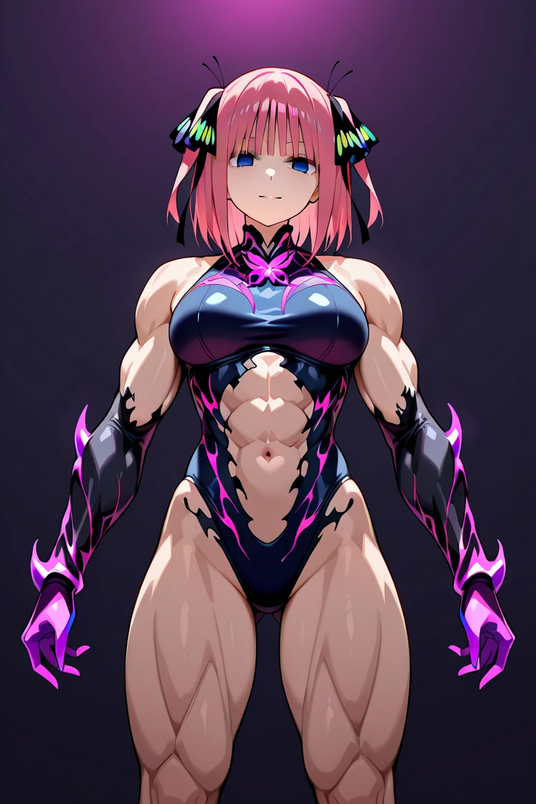 (BEST lighting) , (ultra intricately detailed) , 4K unification, (super-detailed CG: 1.2) , (8K: 1.2),(Original), (Masterpiece) , (Best quality),(Masterpiece:1.4),Anime-ish high quality,(Masterpiece),Masterpiece, Best quality, absurderes,((masterpeace, 4K, 8K, Yes, A high resolution))1girll, She was under the volcano, Spring, naked, nsfw, Boots, Perfect figure, Very robust, open legs, splitting legs, Huge biceps mass，bulging blood vessels，Short pink asymmetrical hair, Sweat, Dynamic pose, ((body builder:1.5)),Temple background,(Beautiful bace),(Girl),(Female), no clothes