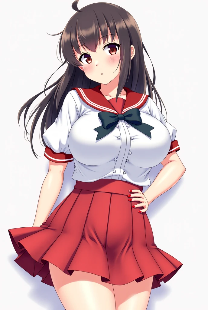(( close、16k、highest quality、Attention to detail、Rich skin detail, nsfw、Chubby、people妻、Female, 34 years old、tall))、looking away、((((Swollen nipples、Huge breasts、head shot、Lying on the floor))))、(Red dress、Shirt lift、White Panties),Red ribbon、(dark yellow eyes)、(((Asymmetrical bangs)))、((ponytail、long hair、Split bangs)、((Dark brown hair))、(Beautiful Eyes),((Skirt Lift))、((Sweat、Wet))、 ((blush))、(Wide Hips、Thick thighs)、((((Embarrassing、:o))))、((Office Room))、people々Surrounded by