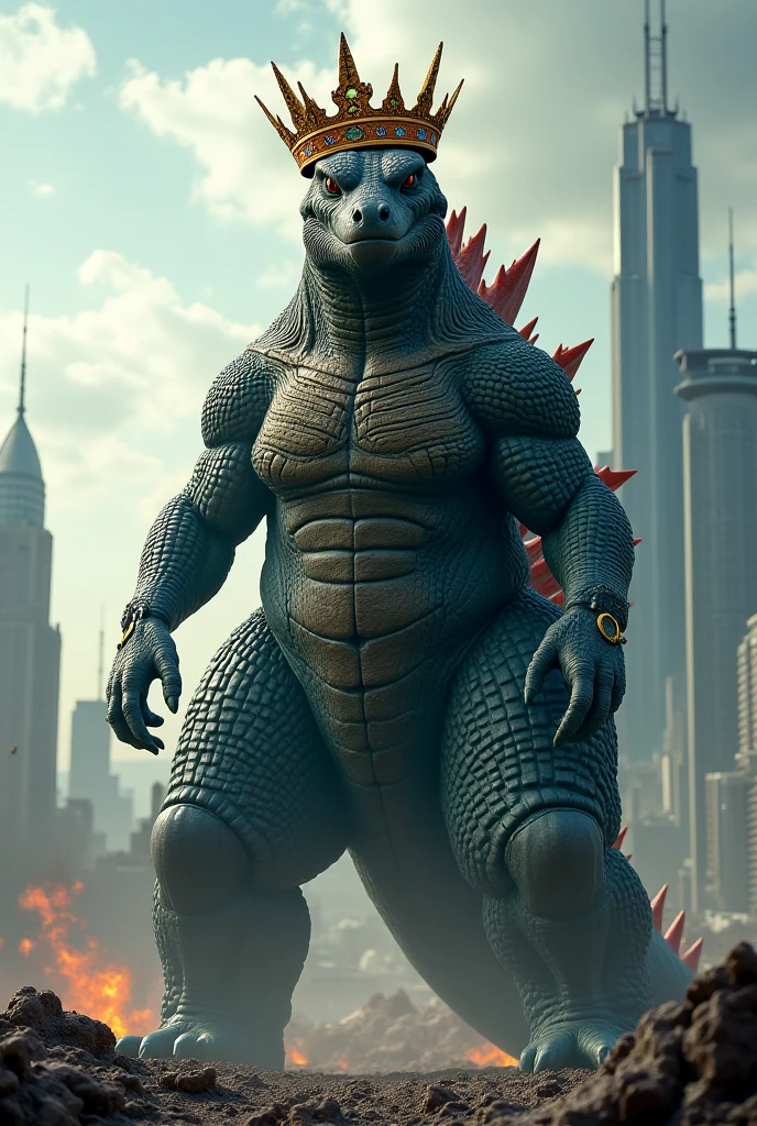 Godzilla on her mother