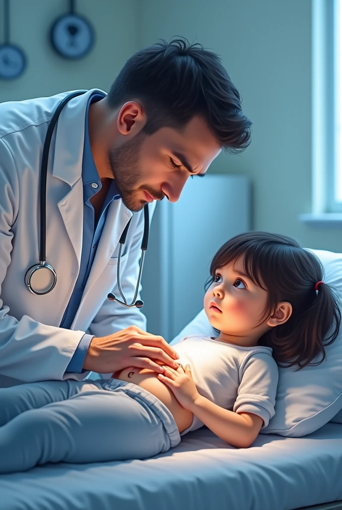 A 30 years old man, Dr. Mason is a pediatrician who give the treatment to baby.