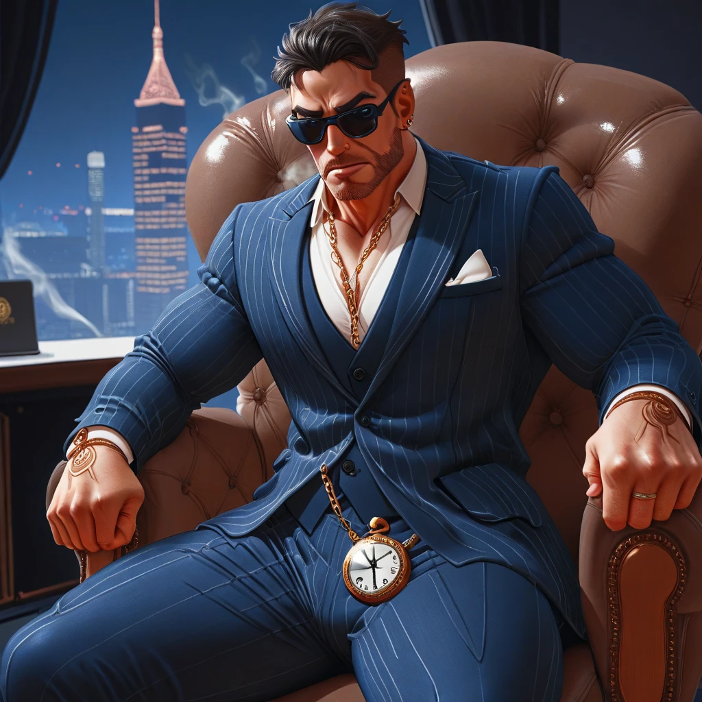 50 years old,Dad,Shiny single-breasted suit,Open your legs more, Black Belt,Black socks,Black leather shoes.logic, Gay ,Black Hair,Short Hair,Thick eyebrows,Stubble,Asian Faces,Masculine,Capable person,Bulging in the crotch area of pants,Erotic