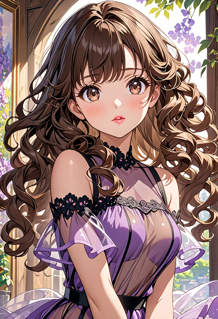(2 young girls with long hair, Beautiful face and eyes and eyeliner,A delicate little face, pink eyes, Charming smile, (Maid cafe outfit with frilly, Sheer pleated mini skirt:1.5), Skirt turned inside out,(Transparent maid cafe costume with large open breasts and hollow:1.2), Sexy transparent underwear,Head out of underwear,Show belly button, Revealing sexy transparent white panties (very pretty girl), brown hair, Fashion hair accessories quality:1.4), (Extremely detailed),Pendants and earrings、 (Extremely detailed CG unified 8k wallpaper), Very detailed, High-resolution original color photos, Professional photography, Depth of Field, (Lying in bed)