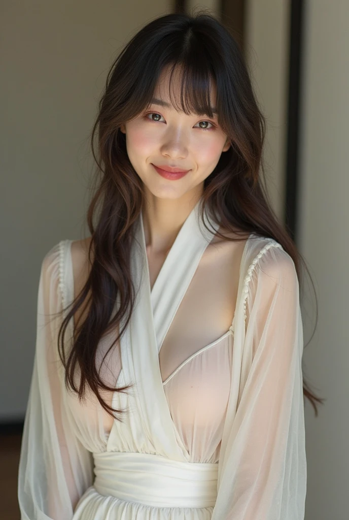 (8K、Raw photo、highest quality、masterpiece:1.2)、(realistic、Photoreal)、1 girl、((white lace robe、underwear、sleep in bed、downward、crying face、Bedroom、Cat ear))、lots of eyelashes、Glitter on your eyelids、skeletally correct、sweaty body、Beautifully aligned fingertips、above the sky