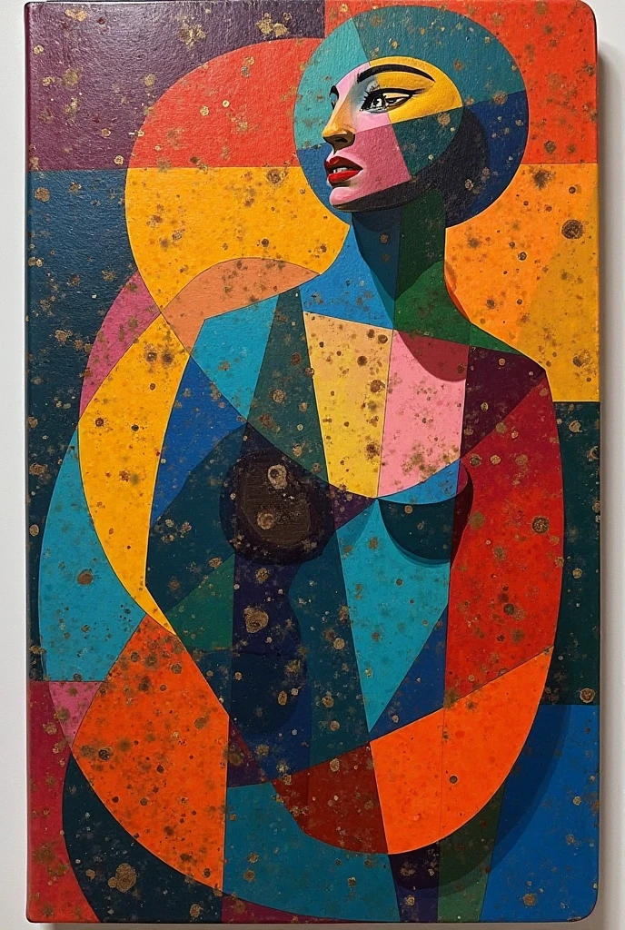 painting of a naked african woman with a blue and orange face and hands, a pop art painting inspired by Francis Picabia, tumblr, neo-fauvism, peter driben, (by tom purvis), weird expressionist pose, baselitz, by tom purvis, fauvism style, fauvist, gouache on canvas, abstract figurative art, gouache on paper