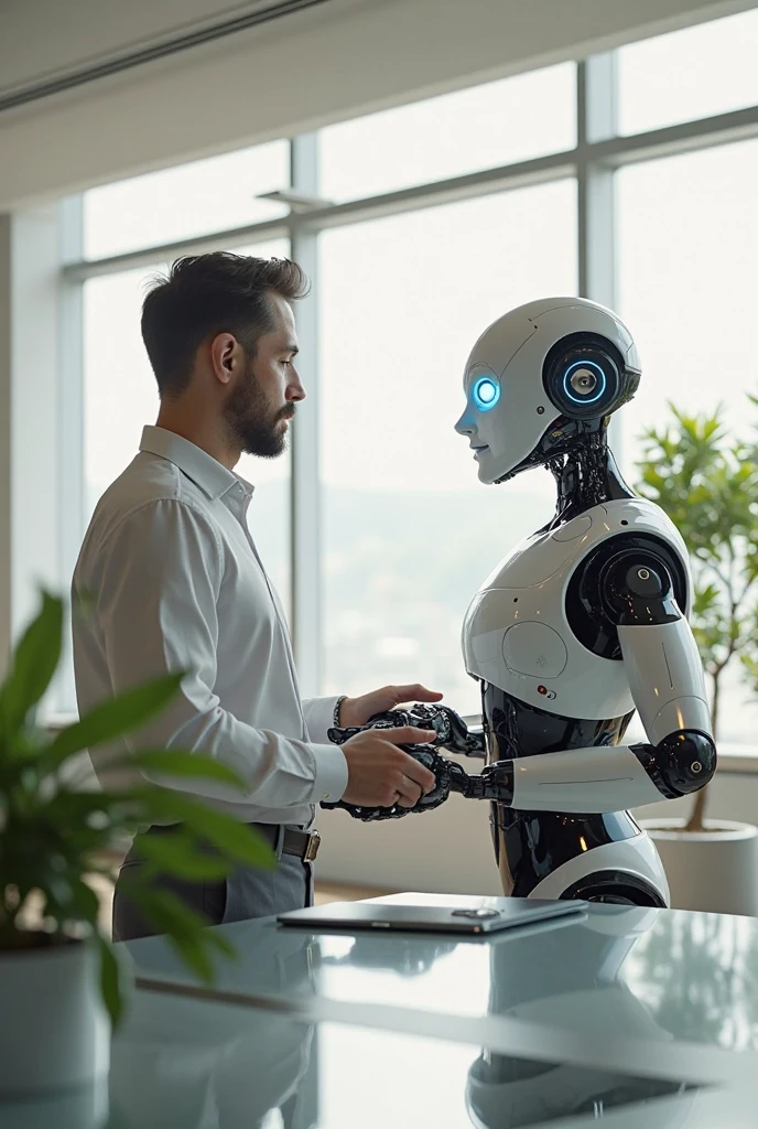 A robot displaying bad customer service