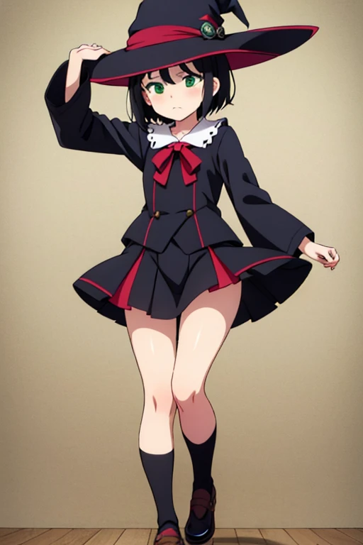 (Kazusa,Lori,sketch,:1.2),full body Esbian,Dynamic Pose ,Black Choker, Black jacket, Black pantyhose, green sailor collar, hooded jacket,,1 girl,Long hair,Halo,Happy,blush,Animal ears, Colored inner hair,Short hair,White panty,Indian style,Zito-order,thighs thighs thighs thighs
