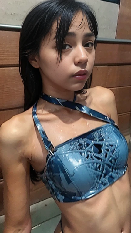 (Masterpiece, Top quality),
1girll,Topless,Undress, swimsuit, Bikini,
Detailed eyes, Perfect features, (masterpeace, Best quality, Good quality:1.4), masterpeace, Intricate details,