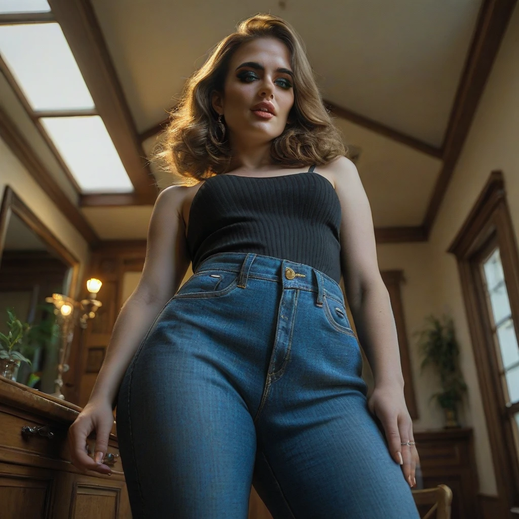 there is a woman standing in front of a mirror with a camera, her belly button is exposed, posing in bra, wearing bra, tinyest midriff ever, exposed midriff, physical : tinyest midriff ever, revealing clothes, looking hot, white bra, belly button showing, posing together in bra, middle shot waist up, side shot