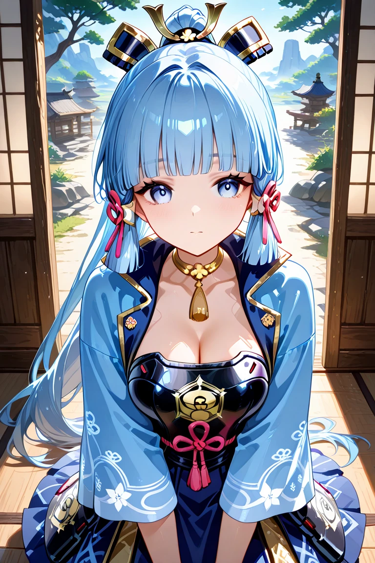 1 garota,Aqua Konosuba com kimono, cabelos azul, olhos azul --auto --s2