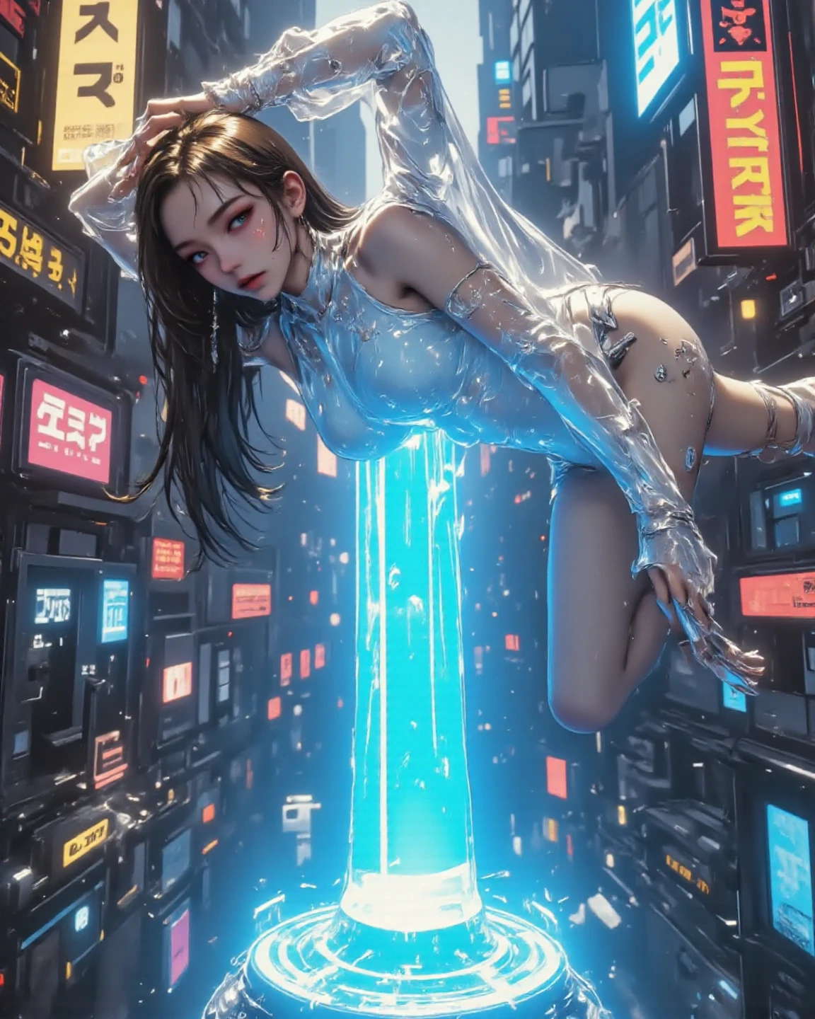 An ultra detailed ((naked doctor Alien female)) model Capture the ethereal beauty of alien spaces ship,alien human like, scalp in her hand , showcasing her body, full body, neon lights, happy accidents, exquisite detail, 30 megapixels, 4k, CanonEOS 5D Mark IV DSLR, 85mm lens, sharp focus, intricate detail, long exposure, f/2, ISO 100, shutter speed 1/125, diffuse backlighting, award-winning photograph, facing camera, looking into camera, monovision, perfect contrast, high sharpness, face symmetry, depth of field, ultra-detailed photography, raytracing, global illumination, smooth, ultra high definition, 8k, unreal engine 5, ultra sharp focus, award-winning photography