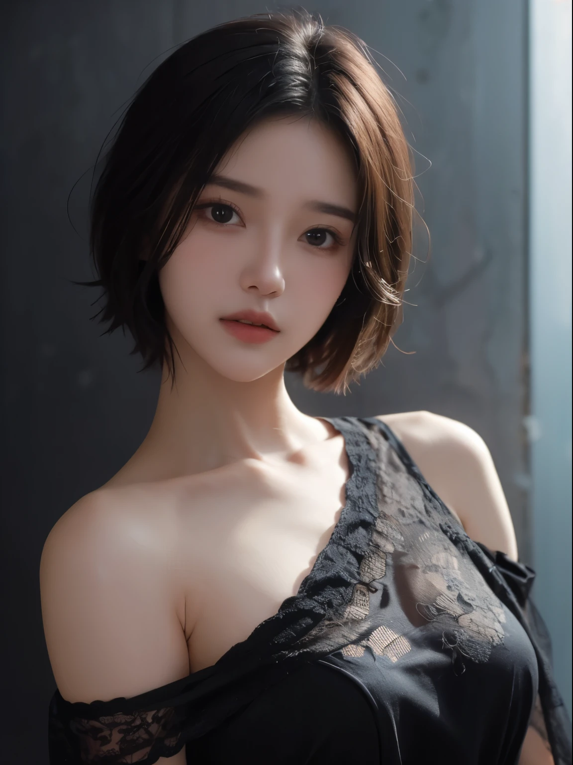 8K, Ultra-high resolution, Highest quality, masterpiece, 三分割法によるphotograph,Surreal, photograph, 1 Girl, (:1.3), pretty girl, Cute face, Beautiful eyes in every detail, 細かくdetailedに,masterpiece,, One Girl:1.2, Japan Female Announcer,whole body,Blue lace thong&good, (((Very elegant and beautiful, Perfect detail, 非常にdetailedな))), 1 Girl(naked;1.3), Very short hair, Spiked Hair, Beautiful detailed hair, Perfect Face, Beautiful and gorgeous necklace, Colorful background, HD background, Blurred Background, Very delicate and beautiful, (Inside the room,Stylish interior,window), Attractive thighs, Sensual,A carefree smile,Heal the heart,Black Hair,Short Bob,Looking at the audience、beauty,Long neck、Laugh a little、Please close your mouth and laugh、(((Ideal body type))),A cup small breasts :2,、Portraiture:2、Perfect Anatomy、鮮明なdetailed、detailed、Surreal、Light and shadow,Strong light