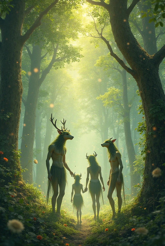 A world where humans, men and women, walk on four legs like animals and behave like animals in the full naked state. And animals walk on two legs like humans and behave like humans, and humans also produce milk from women.