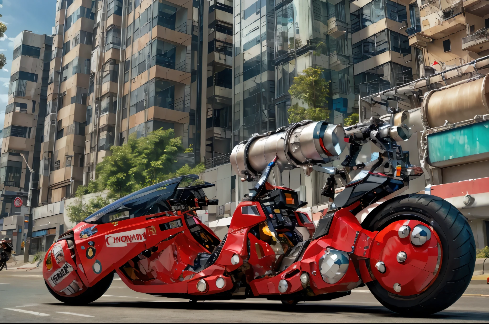 masterpiece, photorealistic highly detailed 8k Unconventional Underwater Angles, best cinematic quality, volumetric lighting, beautiful woman on krsbk, side view, full of busy people in Urban Skylines at Blue Hour