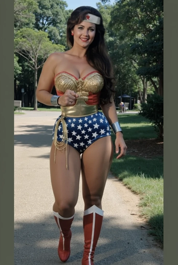 Full body photo of SEXY 50YO MATURE MILF AISHWARYA RAI as HORNY SEX MILF, (braided hair), ((red and blue US flag bikini)), ((boots)), (((surrounded and dragging teenage boys by collar in CROWDED SLAVE BOYS' CLUB))), day scene, fit curvaceous mature hourglass figure, look straight at camera, sexy 50 yo mature MILF, soft volumetric lights, intricate details, (ArtStation:1.2)