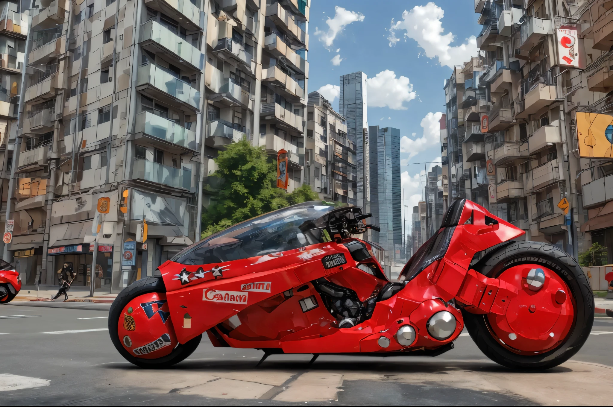 masterpiece, photorealistic highly detailed 8k Unconventional Underwater Angles, best cinematic quality, volumetric lighting, beautiful woman on krsbk, side view, full of busy people in Urban Skylines at Blue Hour