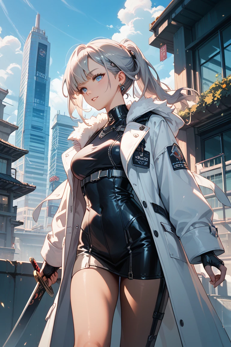 ((nsfw:0.8)),(a woman with long white hair sitting on top of a wheel, cute cyborg girl, james jean aesthetic, inspired by Dariusz Zawadzki, mechanized soldier girl, by Kim Du-ryang, official print, by L Ji, using a exoskeleton, worksafe.cgsociety, 2 0 5 0 s),
(Extremely fine edge lines), <lora:CCCPposter0.95>