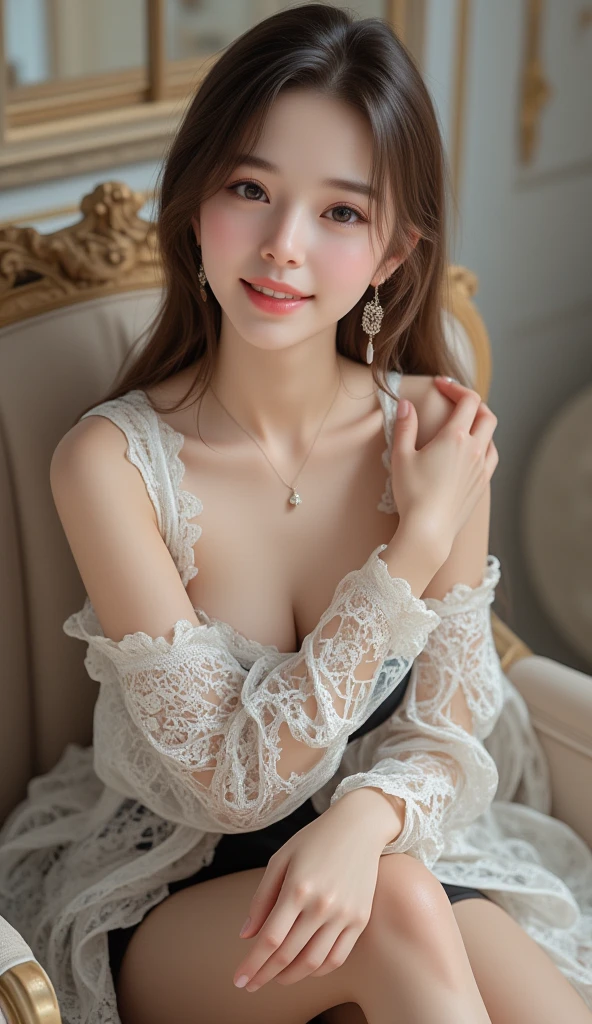 Sensual woman, beautiful and detailed eyes, beautiful and detailed lips, high-definition face, long eyelashes, elegant appearance, gothic dress, soft lighting, dramatic shadows, calm color palette, cinematic composition, photorealistic Stick, (Top quality), 4K, 8K, High resolution, Masterpiece: 1.2), Ultra-definition, (Real, Photorealistic, Photorealistic: 1.37), Lace pants, Sitting, sensual pose, Bold pose, Moist skin, sweaty, bare feet, ecstasy, embarrassed, masochistic, blushing, embarrassed, ecstatic expression, turning back, sticking out buttocks, distorted facial expression, tears flowing, heavily wet.Silk nightgown、Temple with water