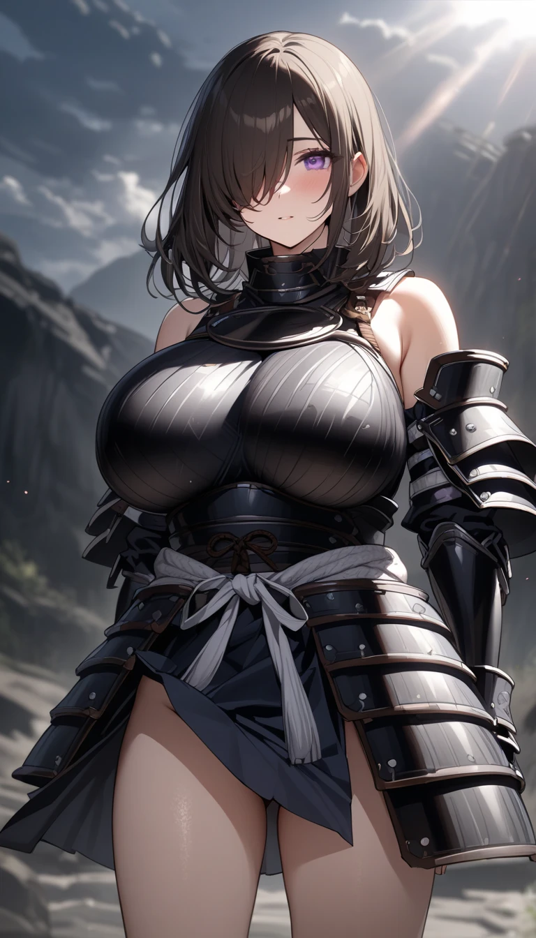 masterpiece, best quality, extremely detailed,anime, Wolf girl, black hair, long hair, black wolf ears, ((silver earrings on wolf ears)), leather armor, holding a knife, fast movement,
