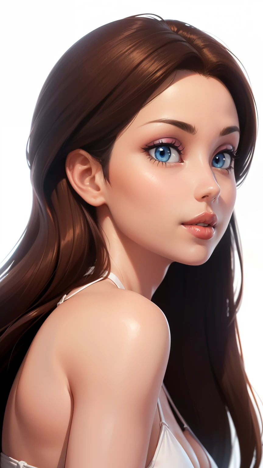 Make equal to attached image same identical face with human appearance with realistic details turn the attached image into a real person with the same face realistic texture