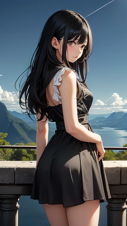 Highest quality、High resolution、Detailed Background、(Beautiful face in every detail:1.4)、Anatomically correct、(Detailed facial expressions)、Teenage beauty、(Highly detailed face:1.2)、Cute hair colour、Cute hairstyle、Perfect body line、well-groomed eyebrows、Do cute things、
(Expressing the feeling of summer and the expression of light and shadow:1.2)、
In the hot summer sun、A is walking、
The shadow that stretches from the girl's feet is cast on the ground in a long and delicate manner.、
The figure of the girl is projected like a large shadow puppet on the grass and trees she is trampling.、
The girl's shadow sometimes appears on the tree.々The sunlight filtering through the branches creates a subtle shimmer.、
The girl walks lightly, but her shadow continues to grow silently.、
The girl turns around and sees her shadow stretched out.、
In the sunlight shining through the shade、The contrast of light and shadow created by the girl's figure and shadow is beautiful.、The graceful steps of the girl and the delicacy of her shadow、
The shadow of the girl spreading across the ground in the strong sunlight evokes a sense of coolness and elegance that is unique to summer.