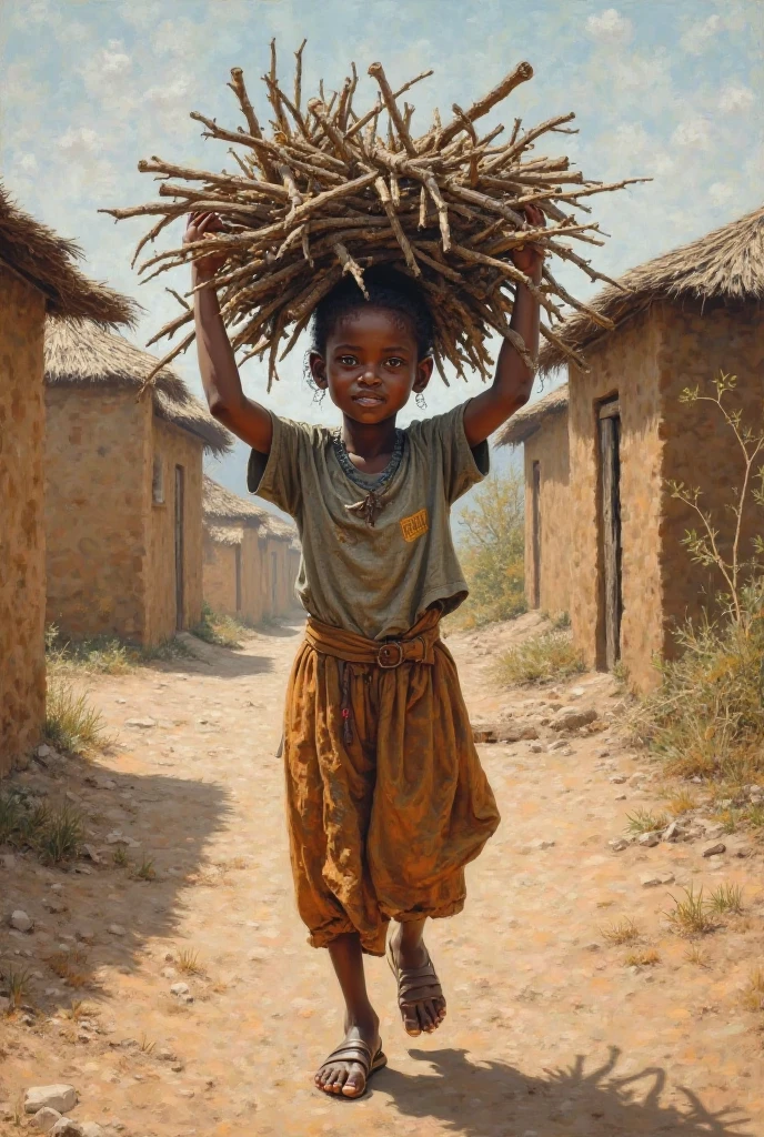 African child enslaved in Brazil 1800
