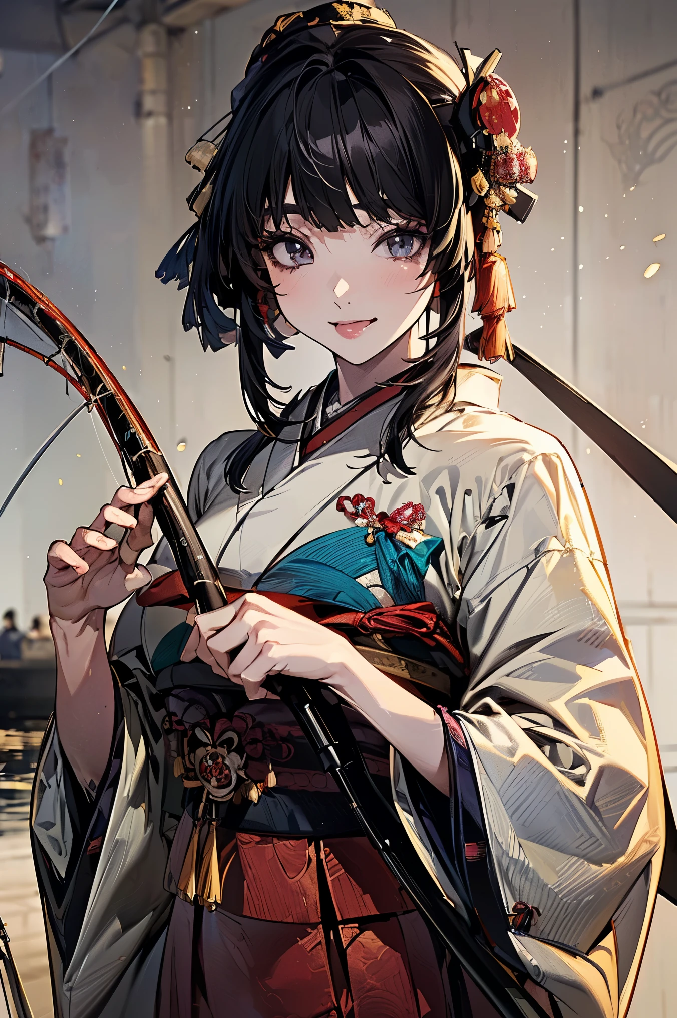 (masterpiece:1.5),beautiful hair,beautiful,Beautiful slender body,(Konno Anna:1.2),(Riho Yoshioka:1.1),(closes her eyes and sticks out her tongue:1.3),(Waterfront:1.4),bust illustration from the front,The Valley of the Chest,((((An Extraordinary Beauty:1.7)))),((((Japanese-Western style mixed clothes ,Taisho Romance:1.5)))),((19-year-old single woman holding a fish in her hand:1.1)),(( holding a fishing rod :1.5)),(accurately depicted anatomically correct hands:1.1) dark hair,long eyelashes,Three-dimensional, jewel-like eyes,Very delicate and beautiful CG,2. 5D illustration, anatomically accurate body, (Extremely precise illustrations:1.1),(Waterfront:1.4), (wallpaper:1.4),8k