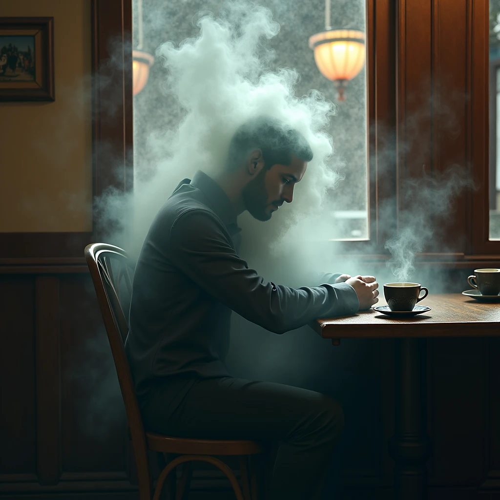 Against my coffee

