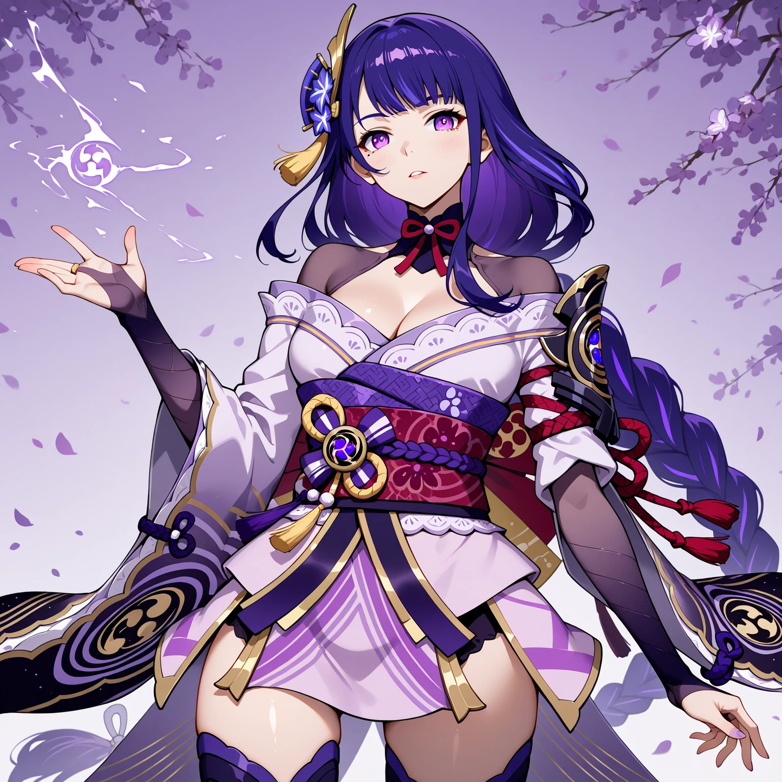 Makoto, , hair like purple mixed with black , a 4 years old , cute, perfect face, wear a pink kimono, short hair, wide eyes, cute kimono,