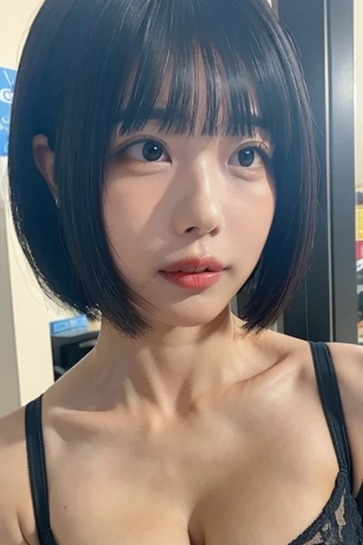 (masterpiece, best quality, perfect hands, perfect fingers, parfect face, high resolution, ultra detail, 16k), japanese girl, boyish, short hair,