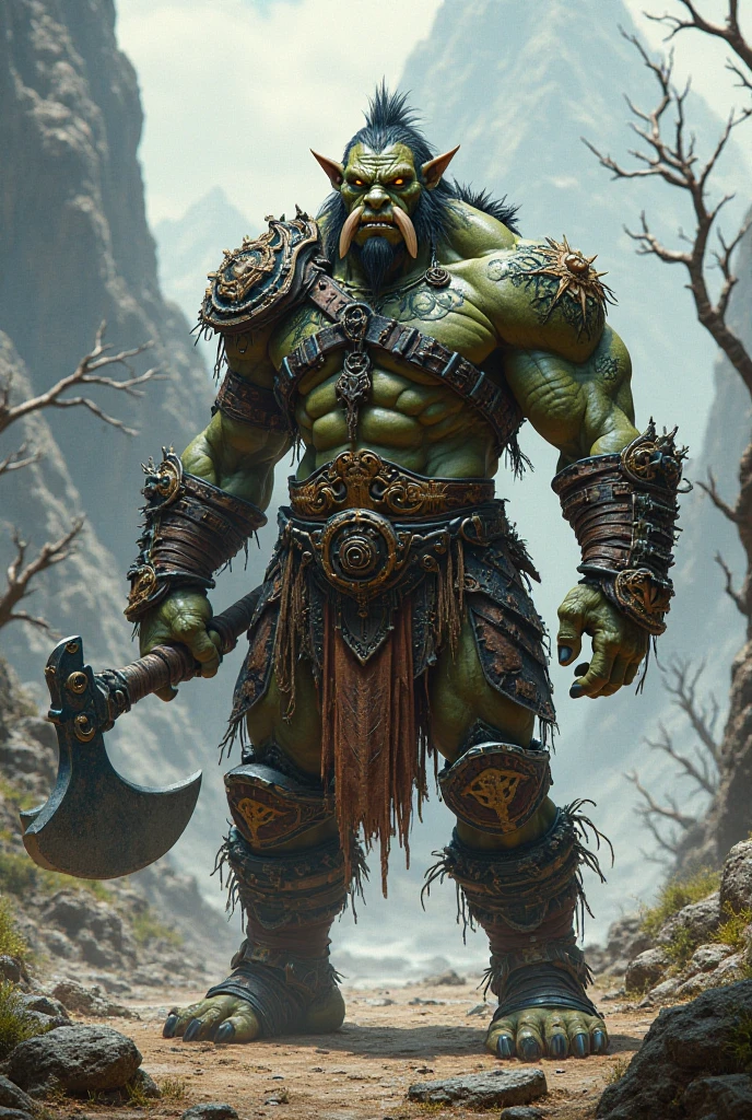 A huge troll, using two very large and different swords, did not follow the pattern of the swords
