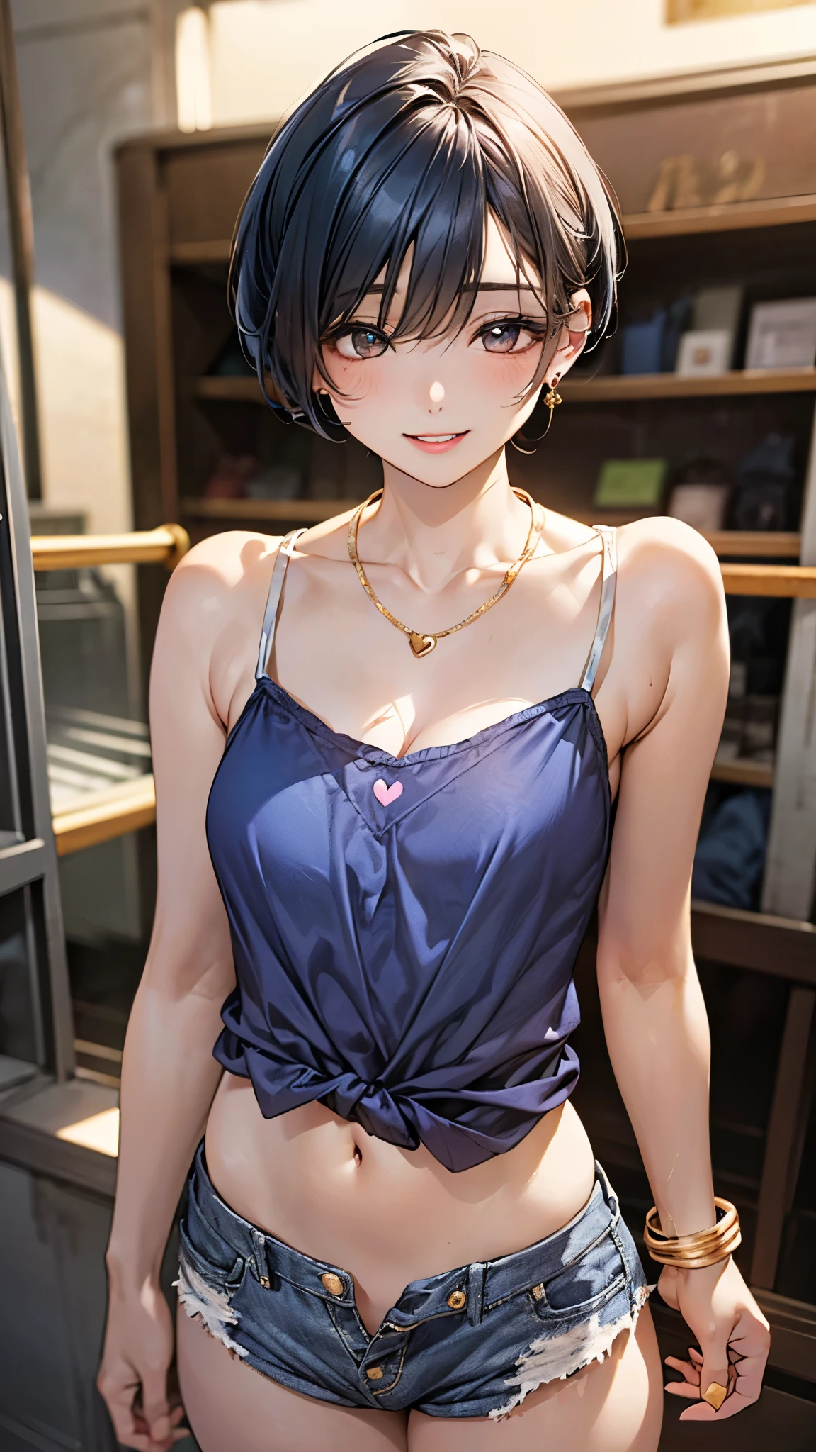 One Woman, alone, middle aged, Beautiful woman、I could see the whole body、 ((short hair)), ((Brown eyes, Beautiful eyelashes, Realistic eyes)), ((Detailed face, blush:1.2)), ((Smooth texture:0.75, Realistic texture:0.65, Realistic:1.1, Anime CG style)), Glamorous Body, Big Breasts, Dynamic Angle, Perfect body, ((Purple transparent blouse, Red mini skirt))、(Hotel stairs)、the wind is strong、(Very embarrassing panic smile)、looked back、I can see her ass sticking out in front of me...、Angle looking up from the bottom of the stairs、 (((Pink floral panties)))、((Tabletop, Highest quality, High resolution, Pixel Perfect, 4K,))),