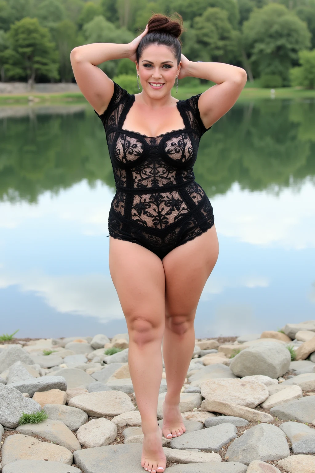 Meet Sarah, a radiant and confident young woman who truly embraces the concept of body positivity. With an aura of self-assurance, she exudes a natural charm that draws people in. Sarah's relationship with her body is a testament to her inner strength and unwavering self-love.
Her posture radiates confidence, and her smile reflects the happiness she finds in being comfortable in her own skin. Sarah carries herself with an air of authenticity that inspires those around her to also embrace their bodies without reservation.
Sarah's wardrobe choices are a reflection of her body-positive mindset. She effortlessly combines styles that make her feel comfortable and confident, showcasing her unique personality rather than conforming to fleeting trends. Whether it's a bold swimsuit at the beach or laid-back loungewear at home, her attire speaks of her inner harmony and self-acceptance.
What truly sets Sarah apart is her ability to celebrate her body as a source of strength and beauty. She's vocal about promoting body positivity and is involved in initiatives that foster self-confidence and acceptance in others. Through her actions and words, she encourages people to recognize their own worth beyond societal standards.
Sarah's body-positive attitude extends to her social media presence as well. She shares candid and unfiltered snapshots of her life, reinforcing the idea that beauty comes in all shapes, sizes, and forms. Her posts are a source of inspiration for those looking to overcome self-doubt and embrace their bodies.
In conversations, Sarah demonstrates an authentic understanding of the journey toward self-love. She speaks openly about her own experiences and the hurdles she's overcome to reach this level of body positivity. Her words are a testament to her empathy and genuine desire to help others find their own path to self-acceptance.
In essence, Sarah embodies the essence of body positivity by loving and celebrating her body without reservation. Her presence i