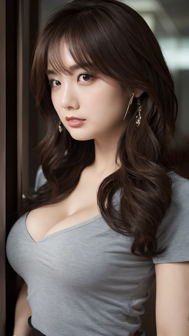 (top-quality:1.5), (masterpiece:1.5), (hight resolution:1.5), (Raw photography:1.5), a very beautiful woman、1 female, ((High ratio realistic breasts、Realistic big breasts):1.4), no-bra, Latina, Sheer panties, Sheer pubic area、Sheer Bra、33yo、Aya Ueto、Perfect Style、Jumping Window, frombelow, Both thighs are exaggerated, obscenity, Heavy breathing, Plump crotch、wide open legs、crotch is exaggerated、simple background、looking at the viewers、Magazine Cover、Business magazine cover、Fashion magazine cover、cover page、 Sex Expressions、Exposed half chest,