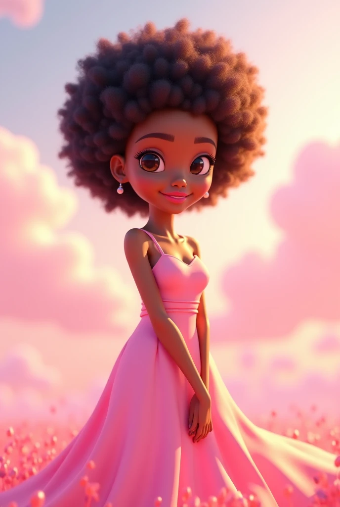 (high quality), cartoonish character, vibrant colors, lively expression, detailed features, 3D rendering, with a colorful background, cheerful atmosphere, playful pose, stylized lighting.