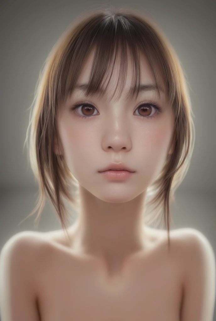 Woman,Naked,Big,Two,Short Hair,High Quality,Clear Eyes --auto --s2